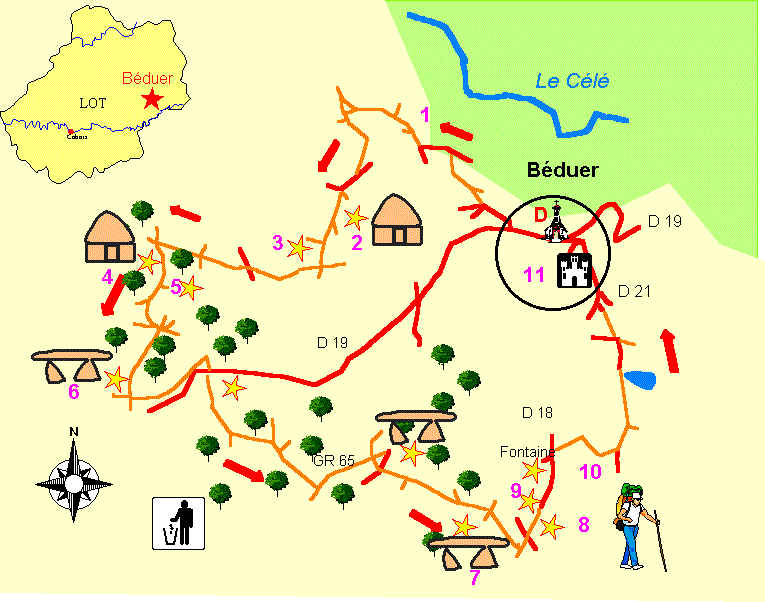 beduer, carte circuit
